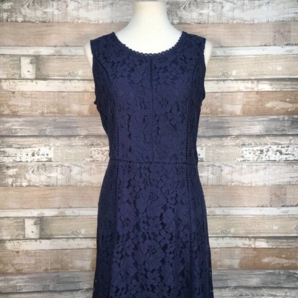 NWOT Isaac Mizrahi Live! Petite Hi-Low Lace Maxi Dress | Size LP - Picture 1 of 15